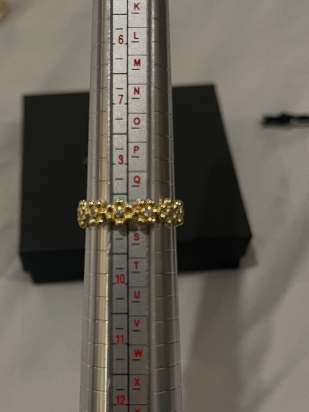 Freida Rothman size 9 Gold Floral Cluster Ring - Picture 7 of 7
